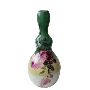 Vase Greenery and Roses 14.5"  Mark see Last Photo